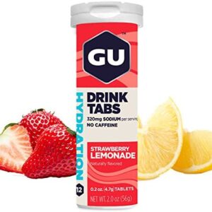 Gu energy Electrolitos Strawberry Limonade 12 tabs