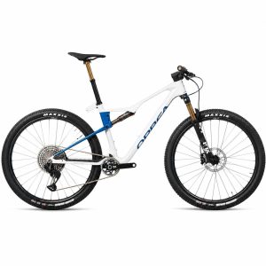 Bicicleta Orbea Oiz M-LTD Custom Blanco-Azul Talla L