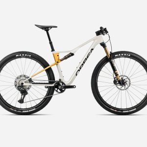 Bicicleta Orbea Oiz M10 White-Yellow Talla S